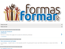 Tablet Screenshot of formasdeformar.blogspot.com