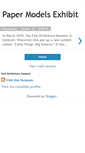 Mobile Screenshot of papermodelsexhibit.blogspot.com