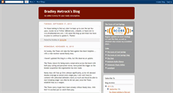 Desktop Screenshot of bradleymetrock.blogspot.com