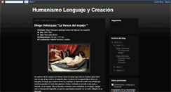 Desktop Screenshot of humanismolenguajeycreacionlcc.blogspot.com