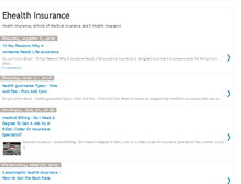 Tablet Screenshot of insurance-ehealth.blogspot.com