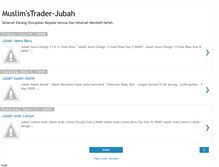 Tablet Screenshot of muslimstrader-jubah.blogspot.com