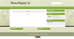 Desktop Screenshot of homerepair-ie.blogspot.com