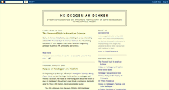 Desktop Screenshot of heideggerian.blogspot.com