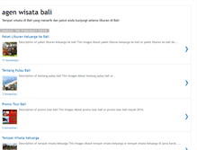 Tablet Screenshot of agenwisatabali.blogspot.com