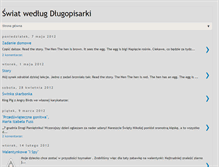 Tablet Screenshot of dlugopisarka.blogspot.com