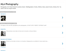 Tablet Screenshot of mlaphotography.blogspot.com