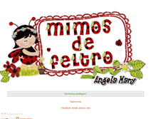 Tablet Screenshot of mimos-de-feltro.blogspot.com