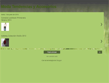 Tablet Screenshot of modatendenciasyaccesorios.blogspot.com