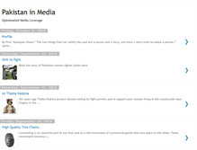 Tablet Screenshot of pakistaninmedia.blogspot.com