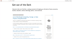 Desktop Screenshot of getoutofthedark.blogspot.com