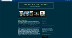 Desktop Screenshot of hunterhighlights.blogspot.com