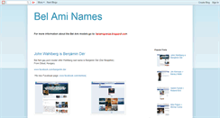 Desktop Screenshot of belaminames.blogspot.com