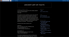 Desktop Screenshot of ancientartoffacts.blogspot.com