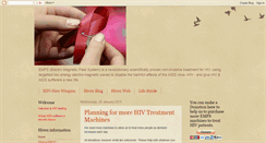 Desktop Screenshot of hivhealing.blogspot.com