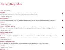 Tablet Screenshot of formy3babycakes.blogspot.com