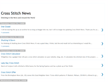 Tablet Screenshot of crossstitchnews.blogspot.com