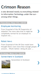 Mobile Screenshot of crimsonreason.blogspot.com