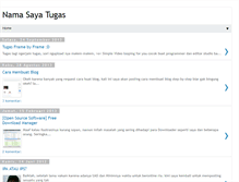 Tablet Screenshot of namasayatugas.blogspot.com