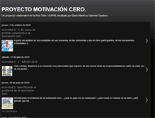 Tablet Screenshot of motivacioncero.blogspot.com