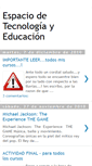 Mobile Screenshot of espaciodetecnologiayeducacion.blogspot.com