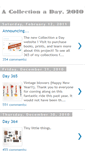 Mobile Screenshot of collectionaday2010.blogspot.com