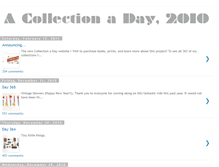 Tablet Screenshot of collectionaday2010.blogspot.com