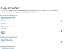 Tablet Screenshot of agreensymphony.blogspot.com
