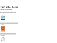 Tablet Screenshot of flashbestgames.blogspot.com
