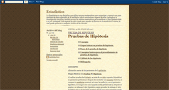 Desktop Screenshot of catedratico-estadistica.blogspot.com