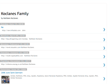 Tablet Screenshot of koclanesfamily.blogspot.com