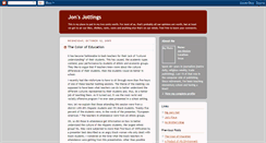 Desktop Screenshot of jonsays.blogspot.com