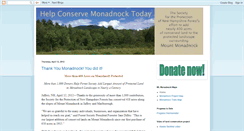 Desktop Screenshot of conservemonadnock.blogspot.com
