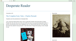Desktop Screenshot of desperatereader.blogspot.com
