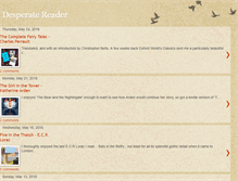 Tablet Screenshot of desperatereader.blogspot.com