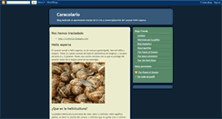 Desktop Screenshot of caracolario.blogspot.com