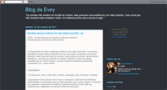 Desktop Screenshot of blogdaevey.blogspot.com