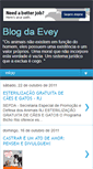 Mobile Screenshot of blogdaevey.blogspot.com
