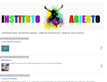 Tablet Screenshot of institutoabierto.blogspot.com