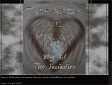 Tablet Screenshot of corazondebalas.blogspot.com