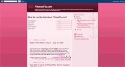 Desktop Screenshot of fitnessfly.blogspot.com