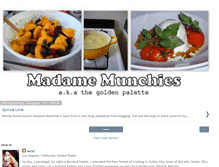 Tablet Screenshot of madamemunchies.blogspot.com