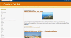 Desktop Screenshot of cumbre-del-sol.blogspot.com