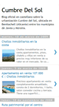 Mobile Screenshot of cumbre-del-sol.blogspot.com