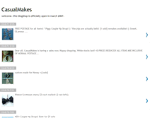 Tablet Screenshot of casualmakes.blogspot.com