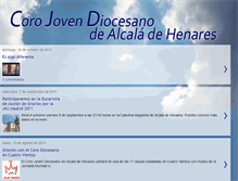 Tablet Screenshot of corojovendiocesano.blogspot.com