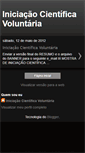 Mobile Screenshot of iniciacaocientificavoluntaria.blogspot.com