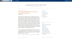 Desktop Screenshot of aaronovitch.blogspot.com