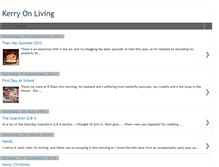 Tablet Screenshot of kerryonliving.blogspot.com