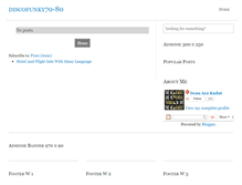 Tablet Screenshot of discofunky70-80.blogspot.com